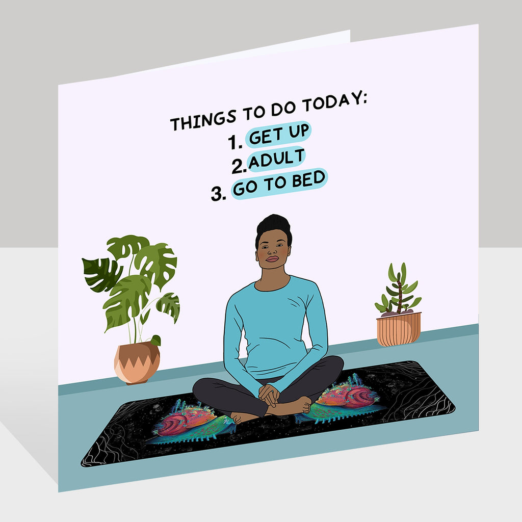 Things To Do Today Doodle Card