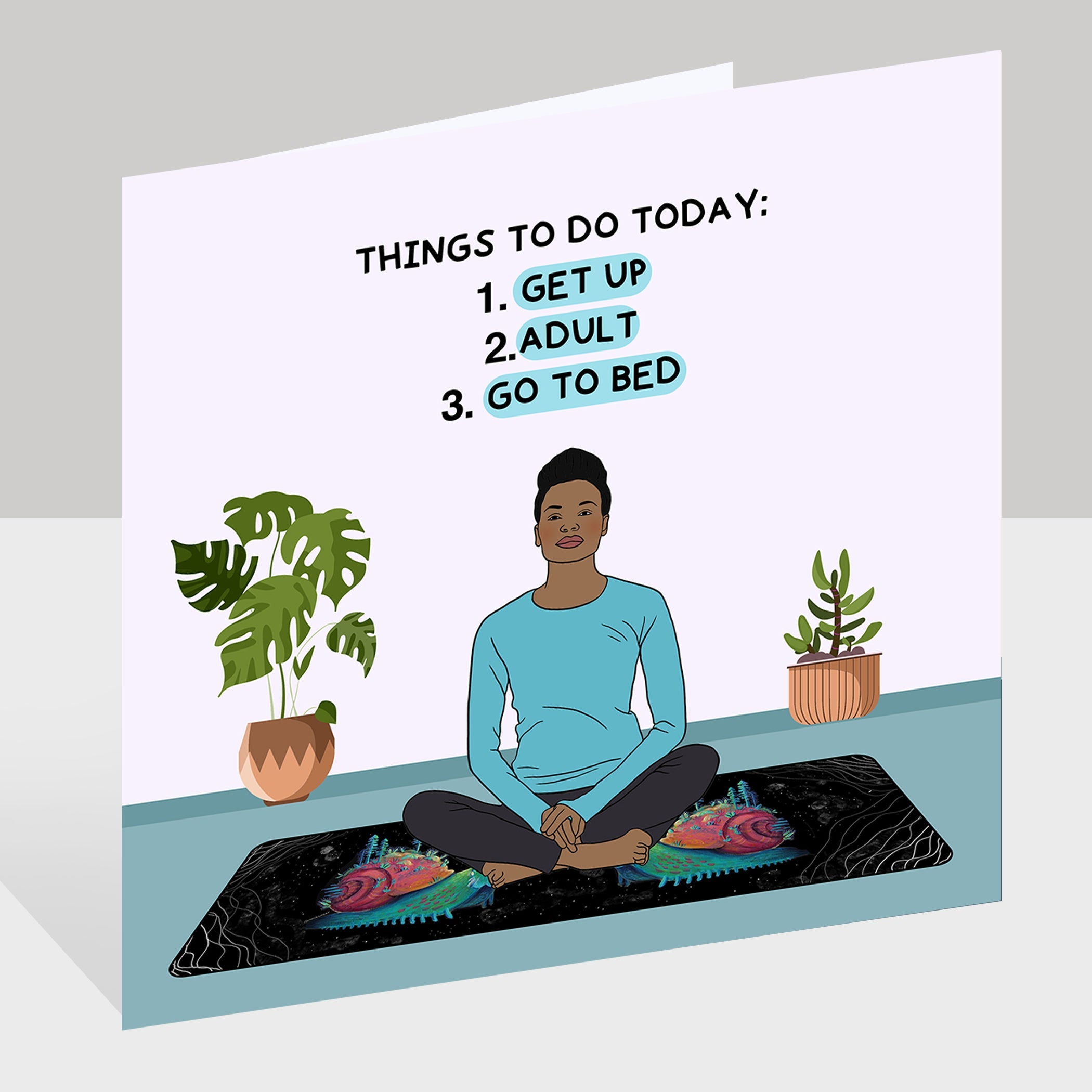 Things To Do Today Doodle Card