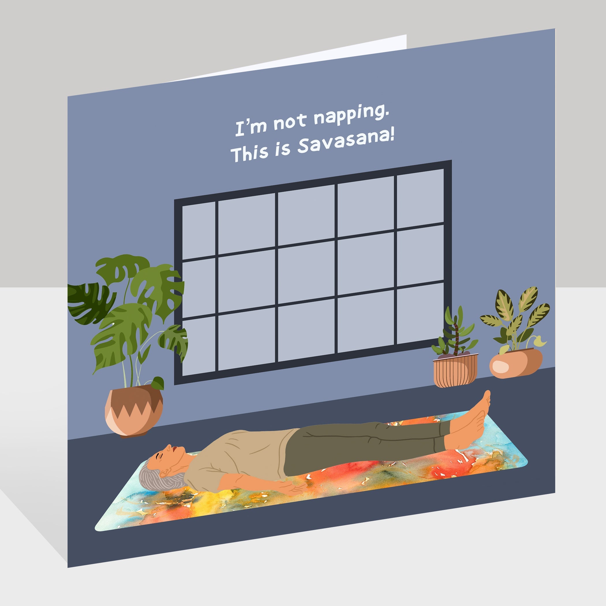 This Is Savasana Doodle Card