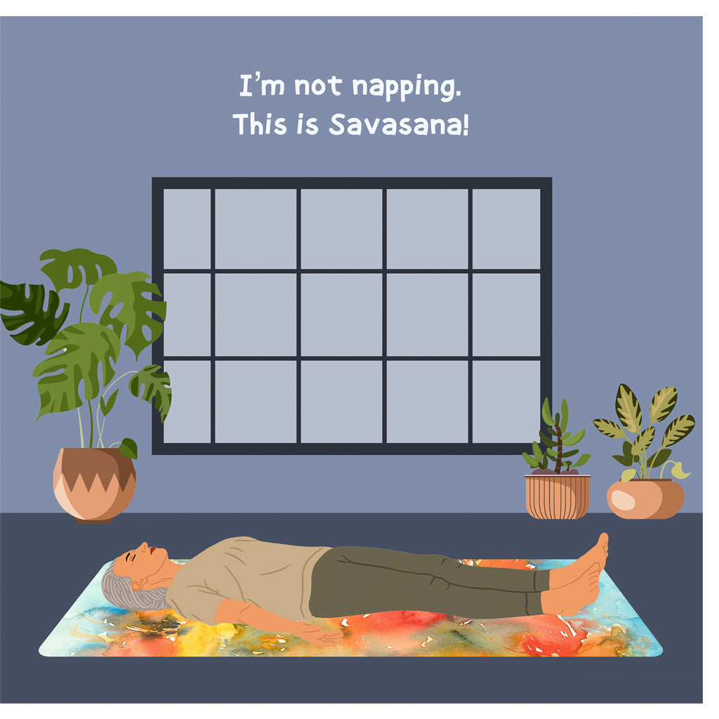 This Is Savasana Doodle Card