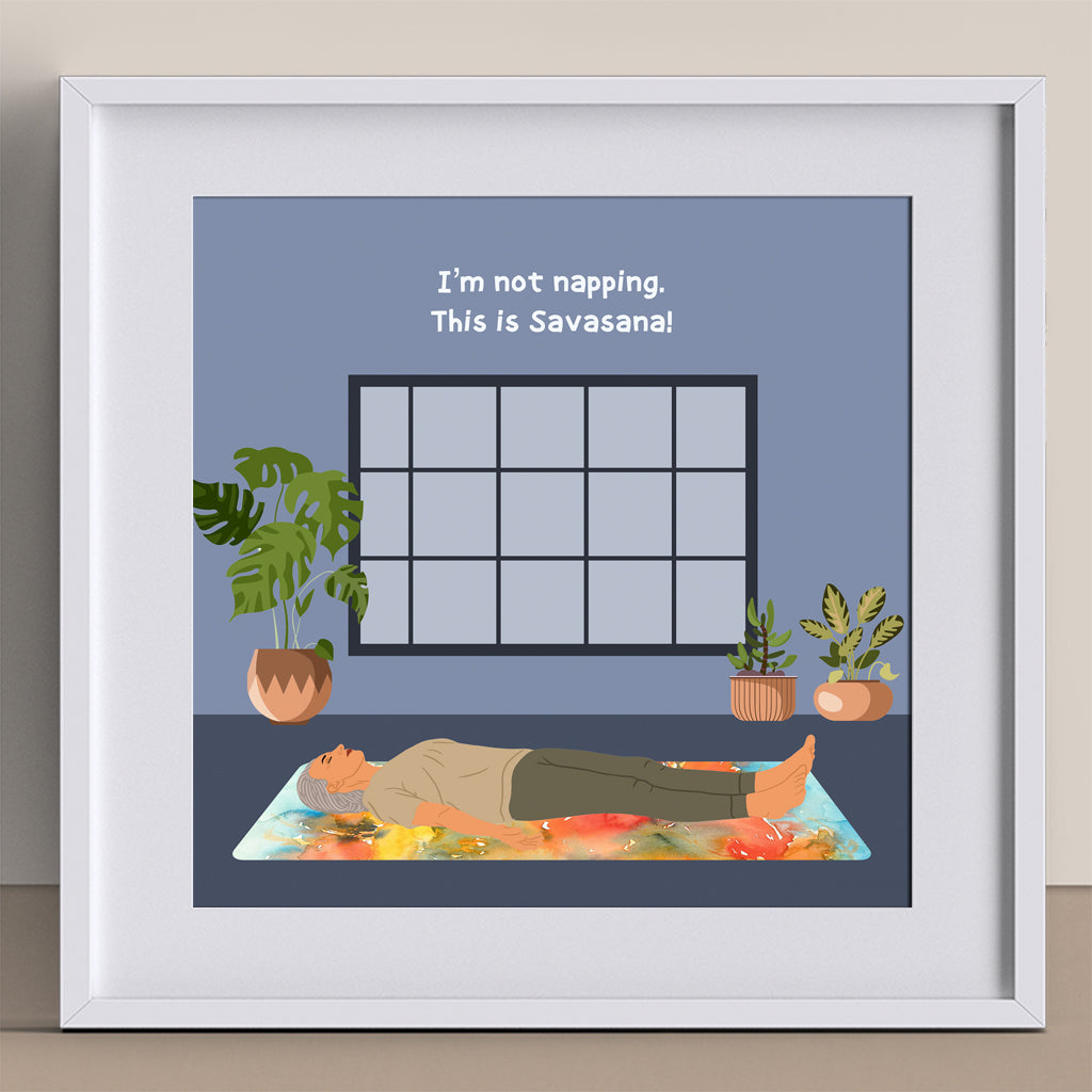 This Is Savasana Doodle Card