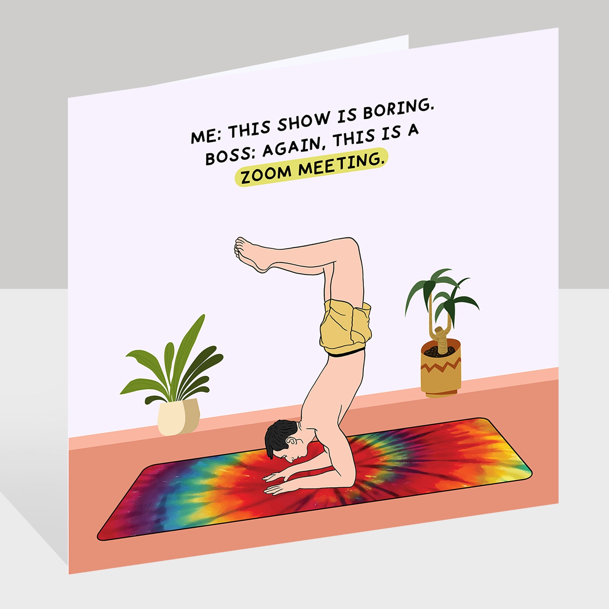 This Show Is Boring Doodle Card