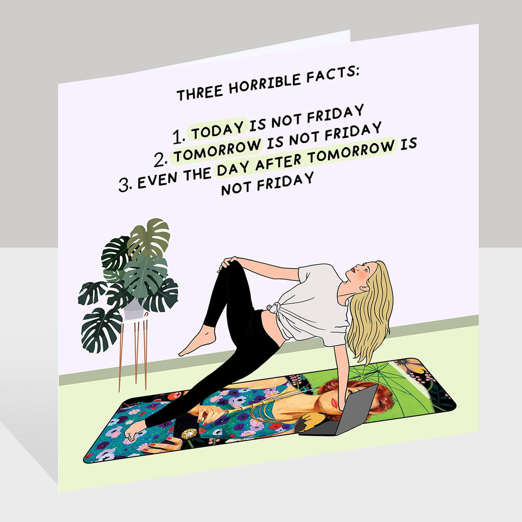 Three Horrible Facts Doodle Card
