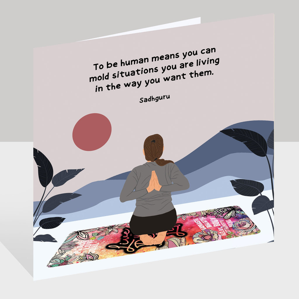 To Be Human Doodle Card