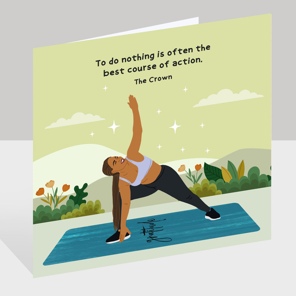 To Do Nothing Doodle Card