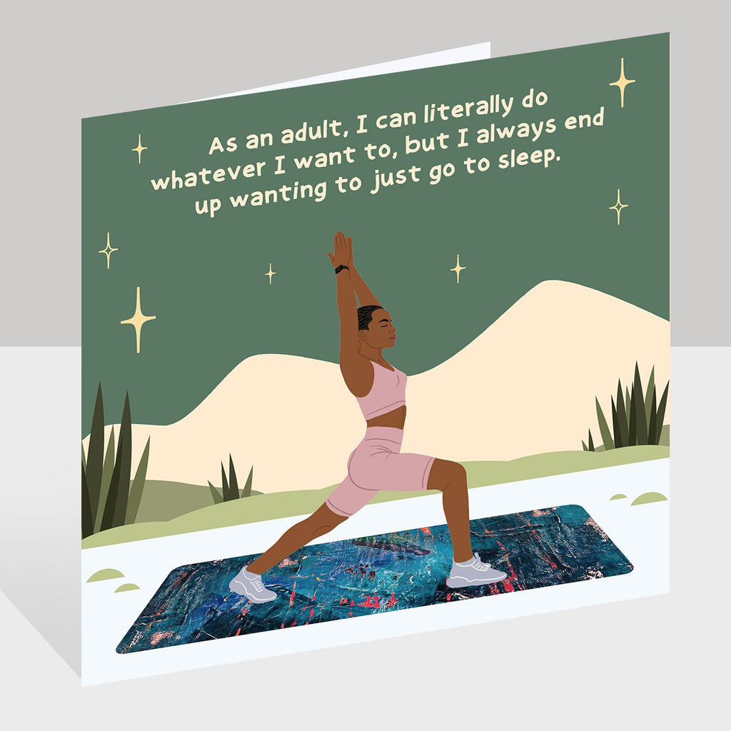 To Go To Sleep Doodle Card