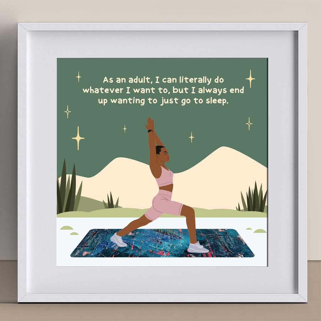 To Go To Sleep Doodle Card