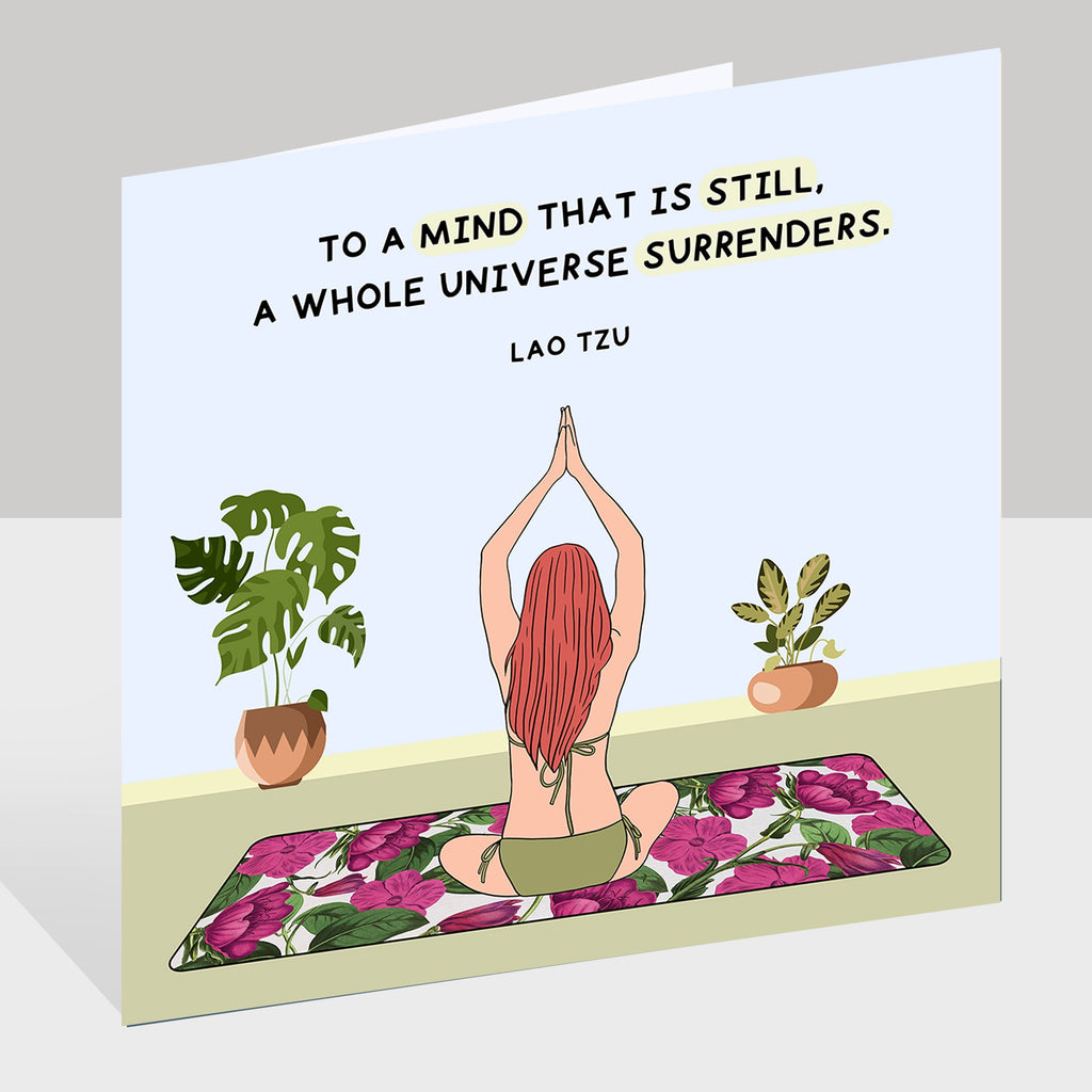 To A Mind That Is Still Doodle Card