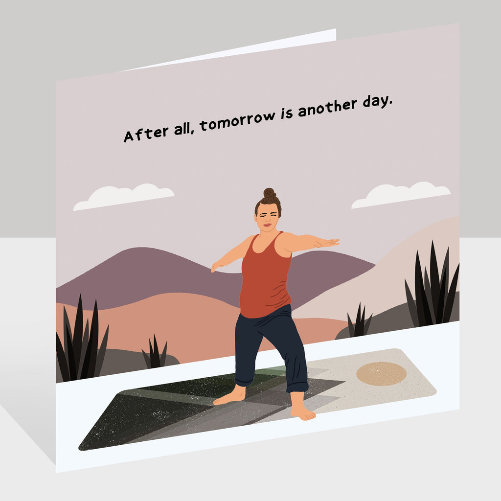 Tomorrow Is Another Day Doodle Card