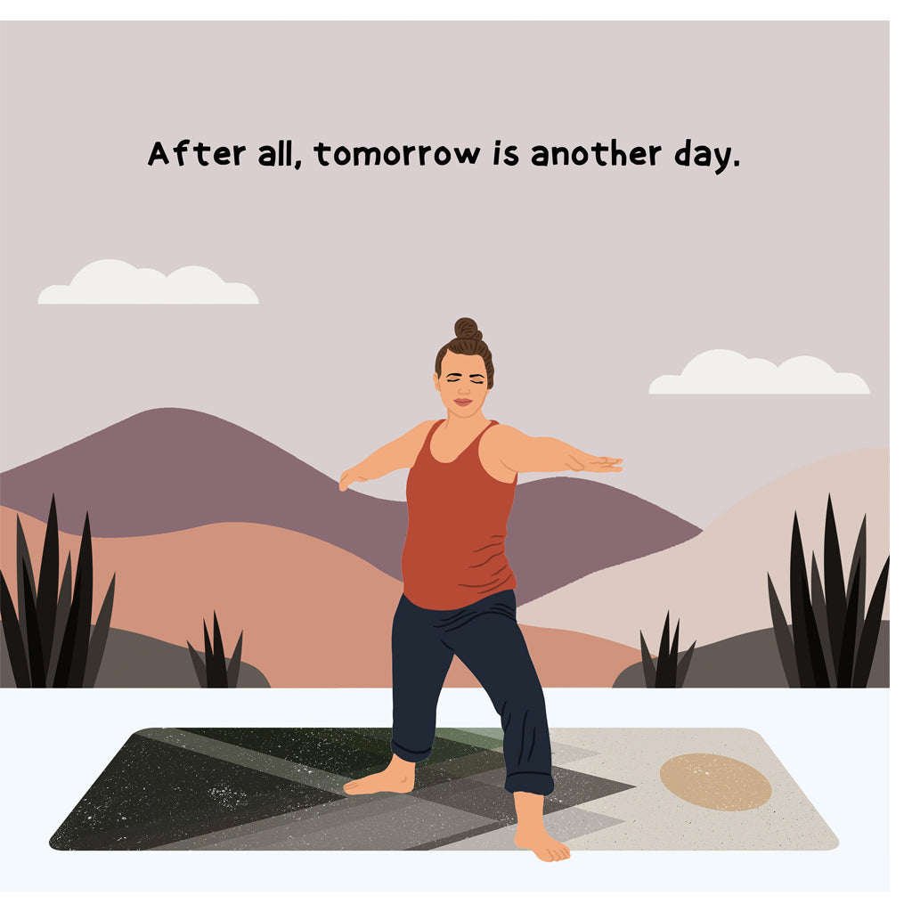 Tomorrow Is Another Day Doodle Card