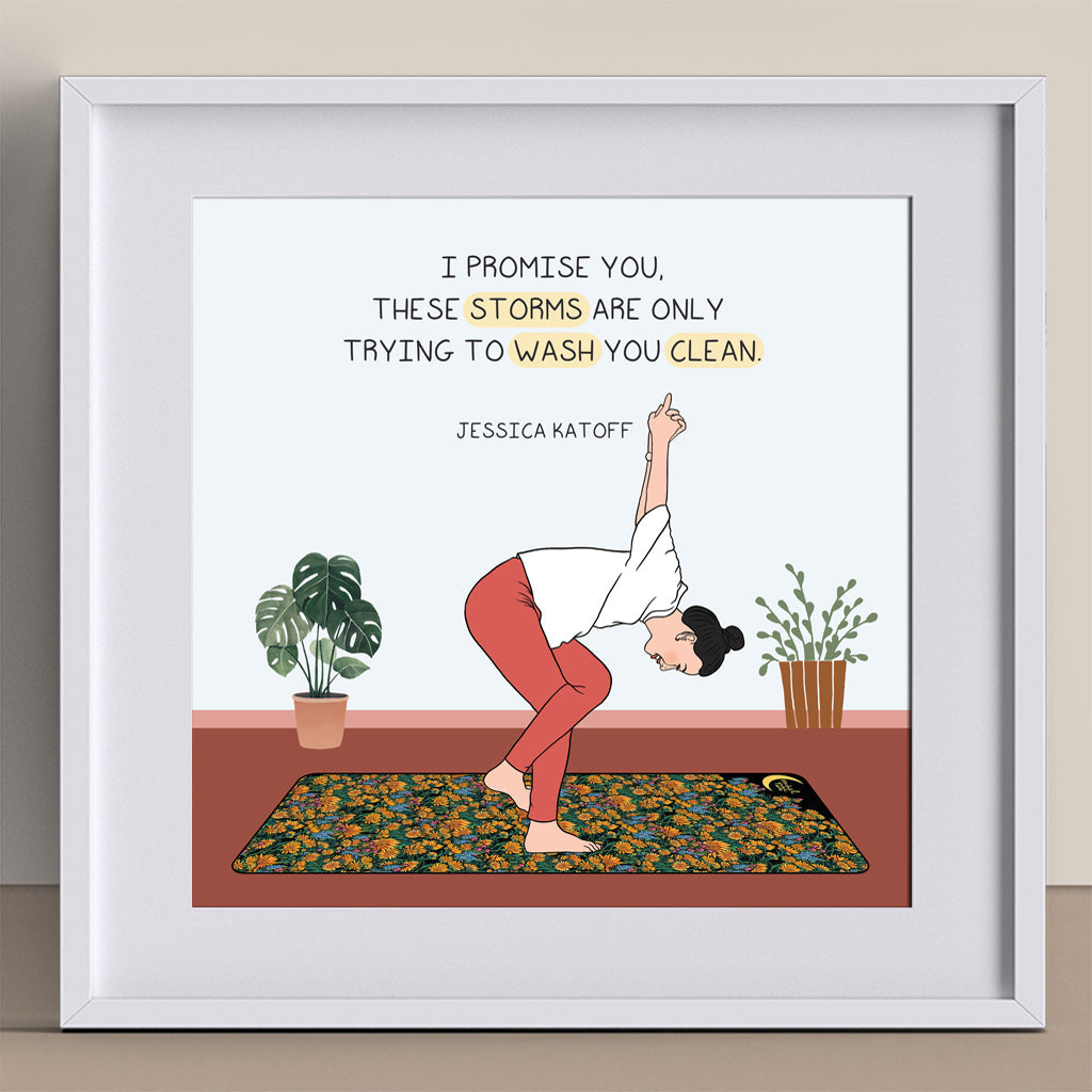 Trying to wash you clean Doodle Card