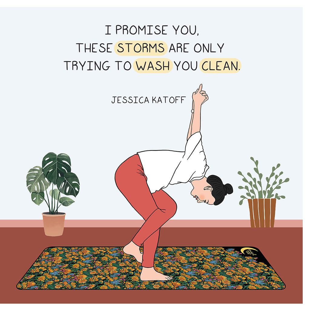 Trying to wash you clean Doodle Card