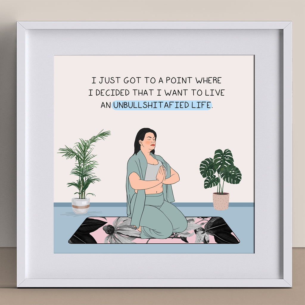 Unbullshitafied life Doodle Card