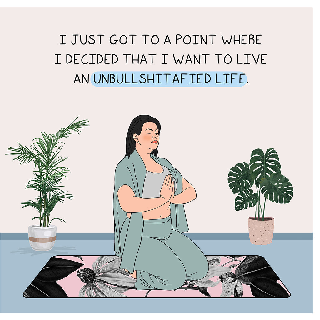 Unbullshitafied life Doodle Card