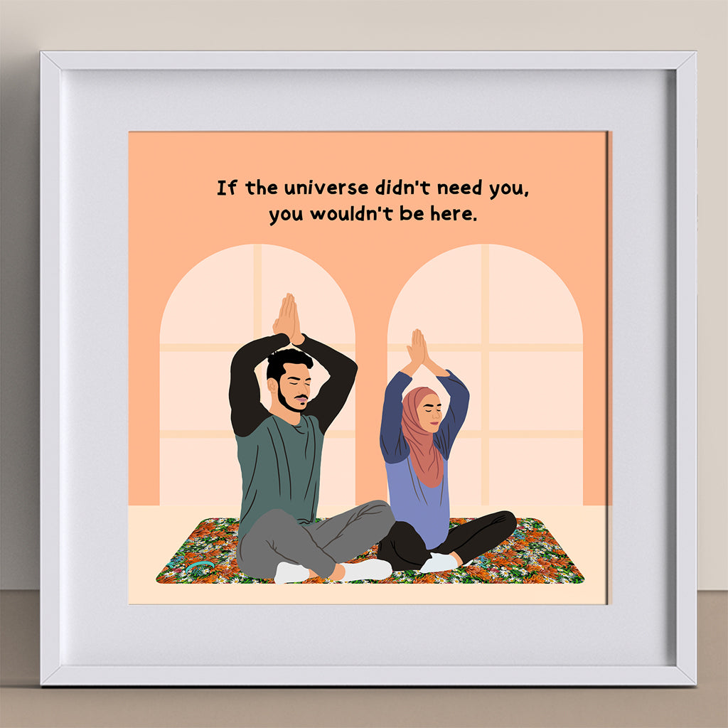 Universe Didn't Need You Doodle Card