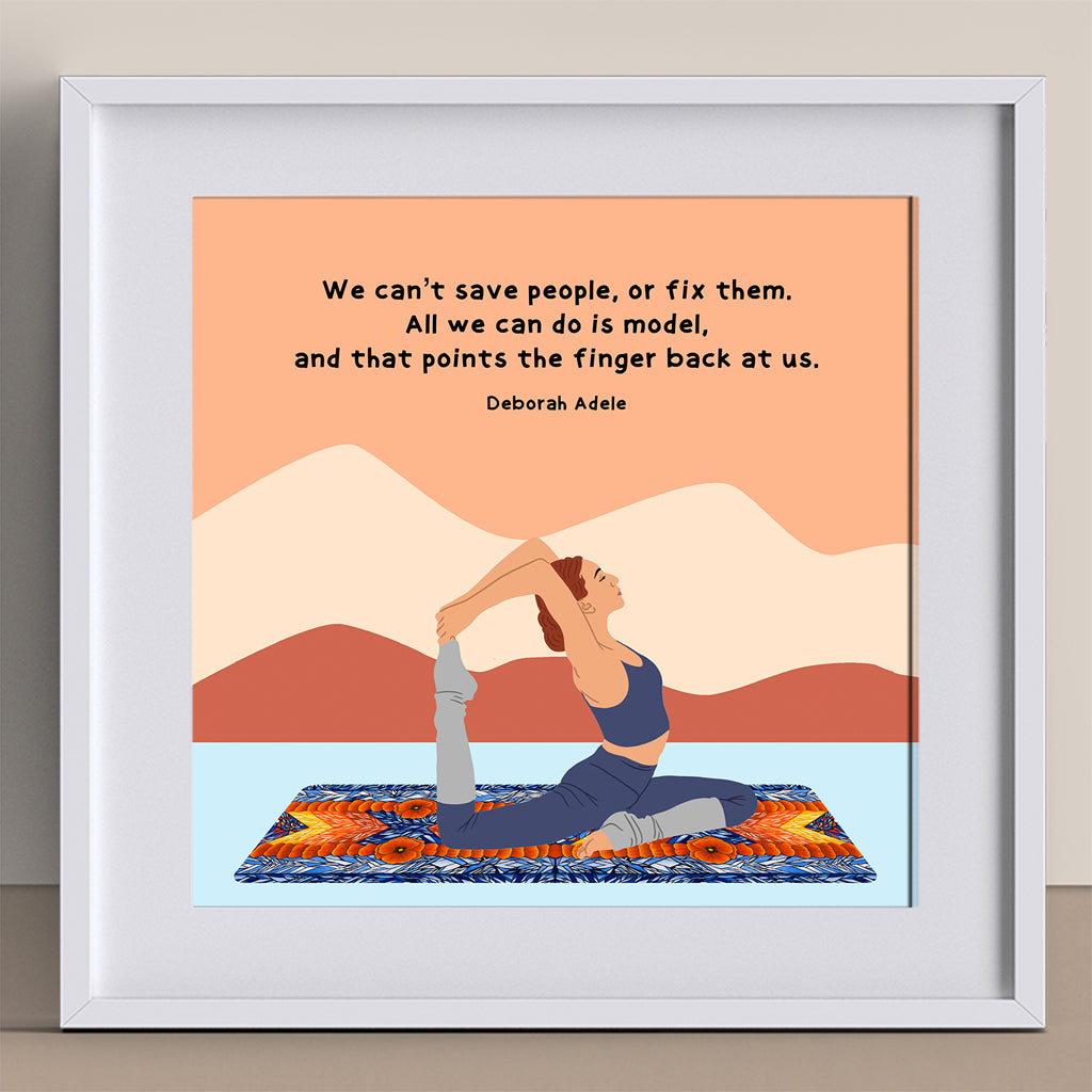 We Can't Save People Doodle Card