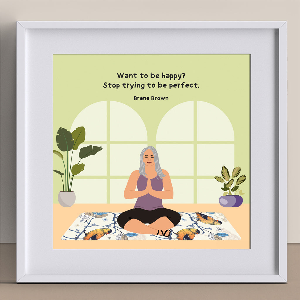 Want To Be Happy Doodle Card