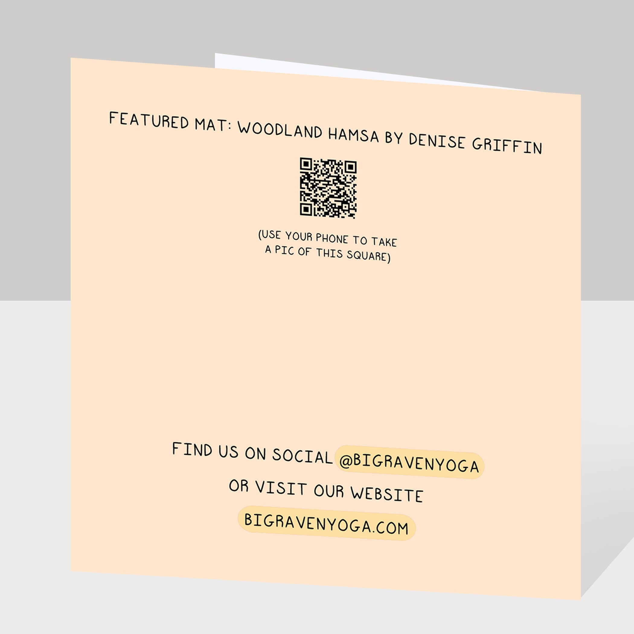 Warmth Brings To Light Doodle Card