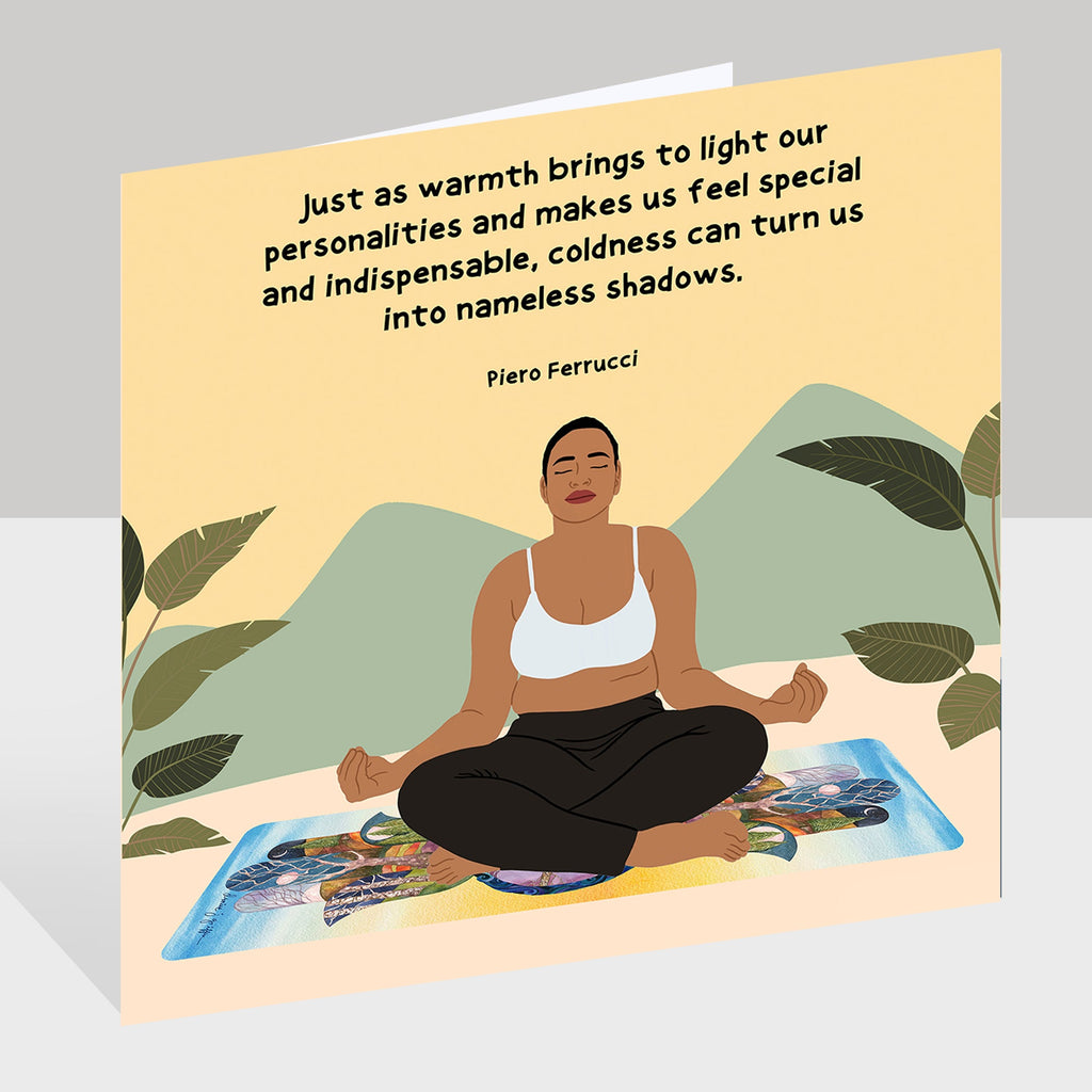 Warmth Brings To Light Doodle Card