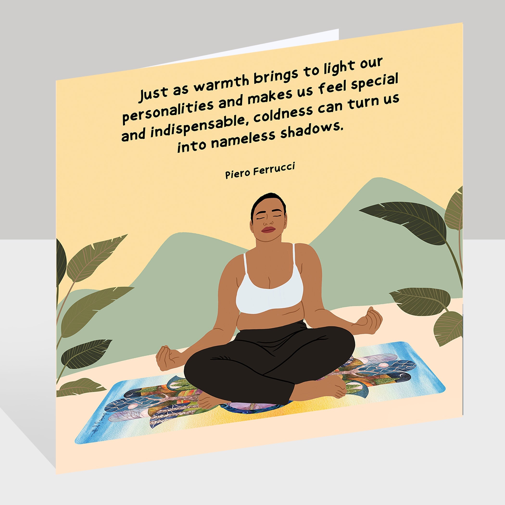 Warmth Brings To Light Doodle Card