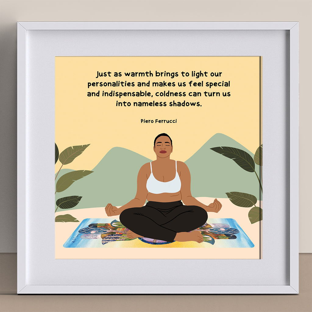 Warmth Brings To Light Doodle Card