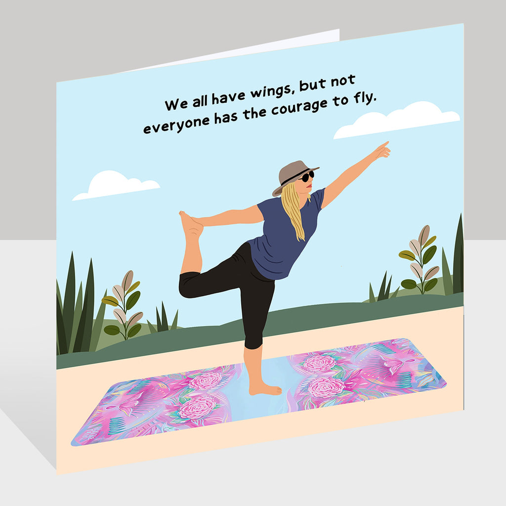 We All have Wings Doodle Card