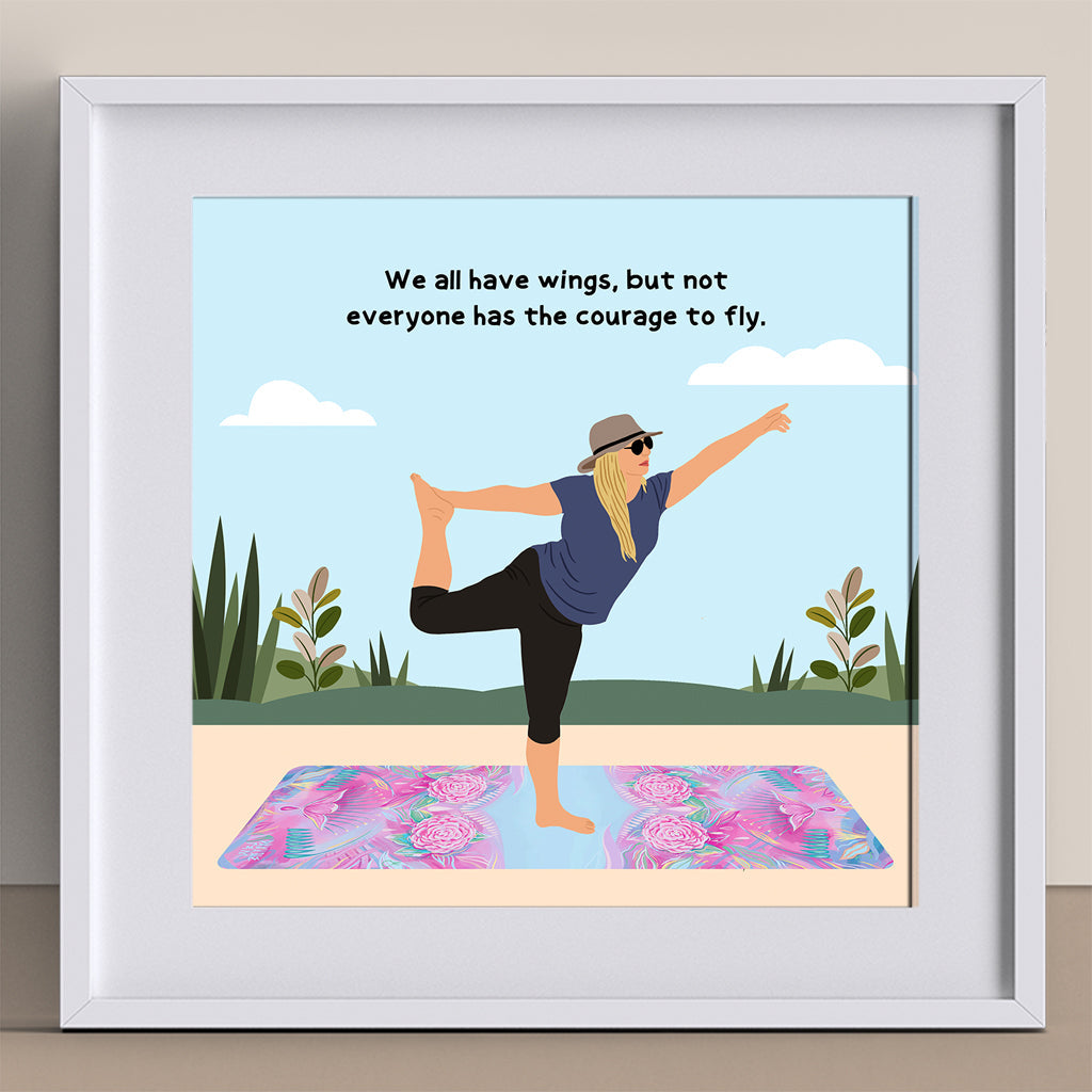 We All have Wings Doodle Card