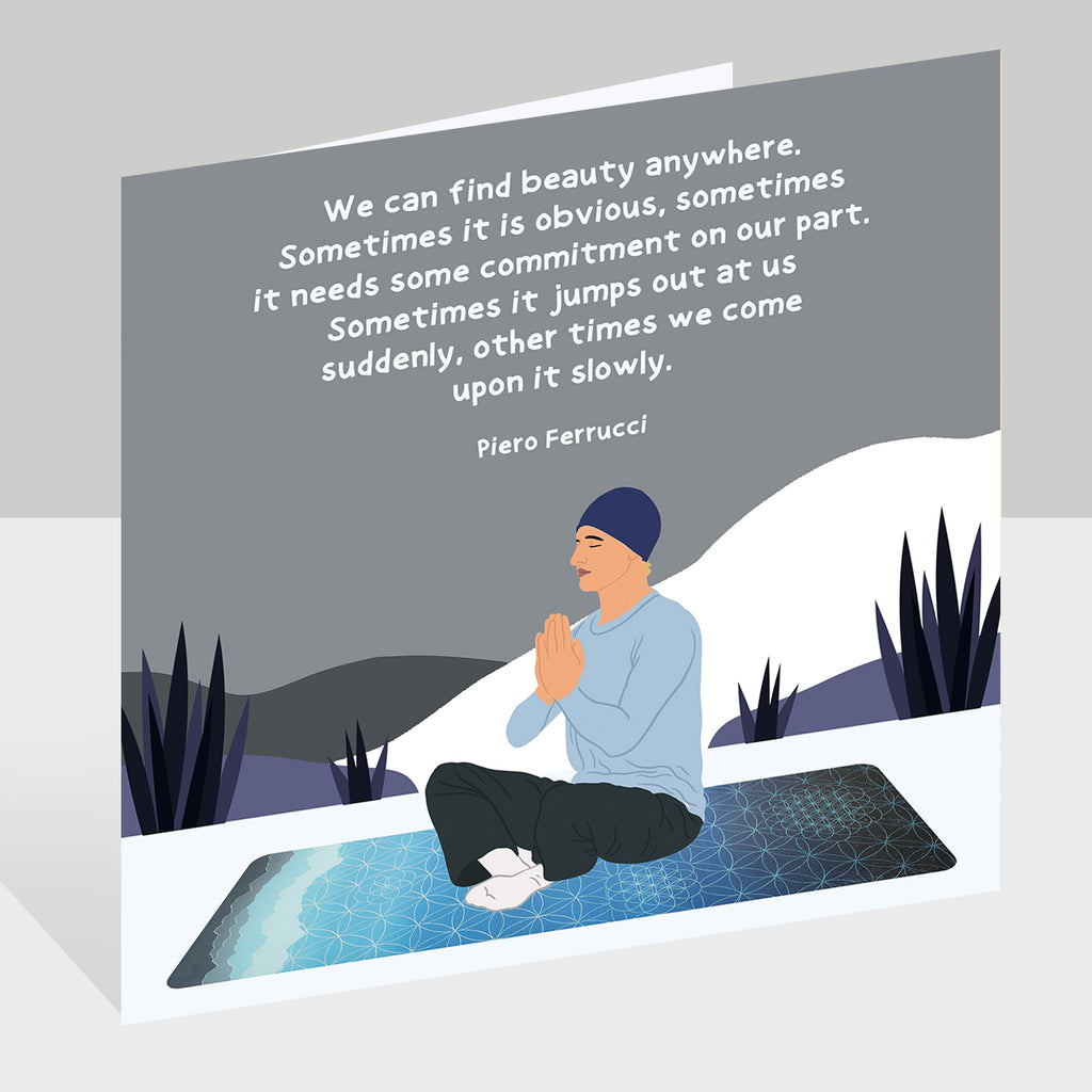 We Can Find Beauty Anywhere Doodle Card