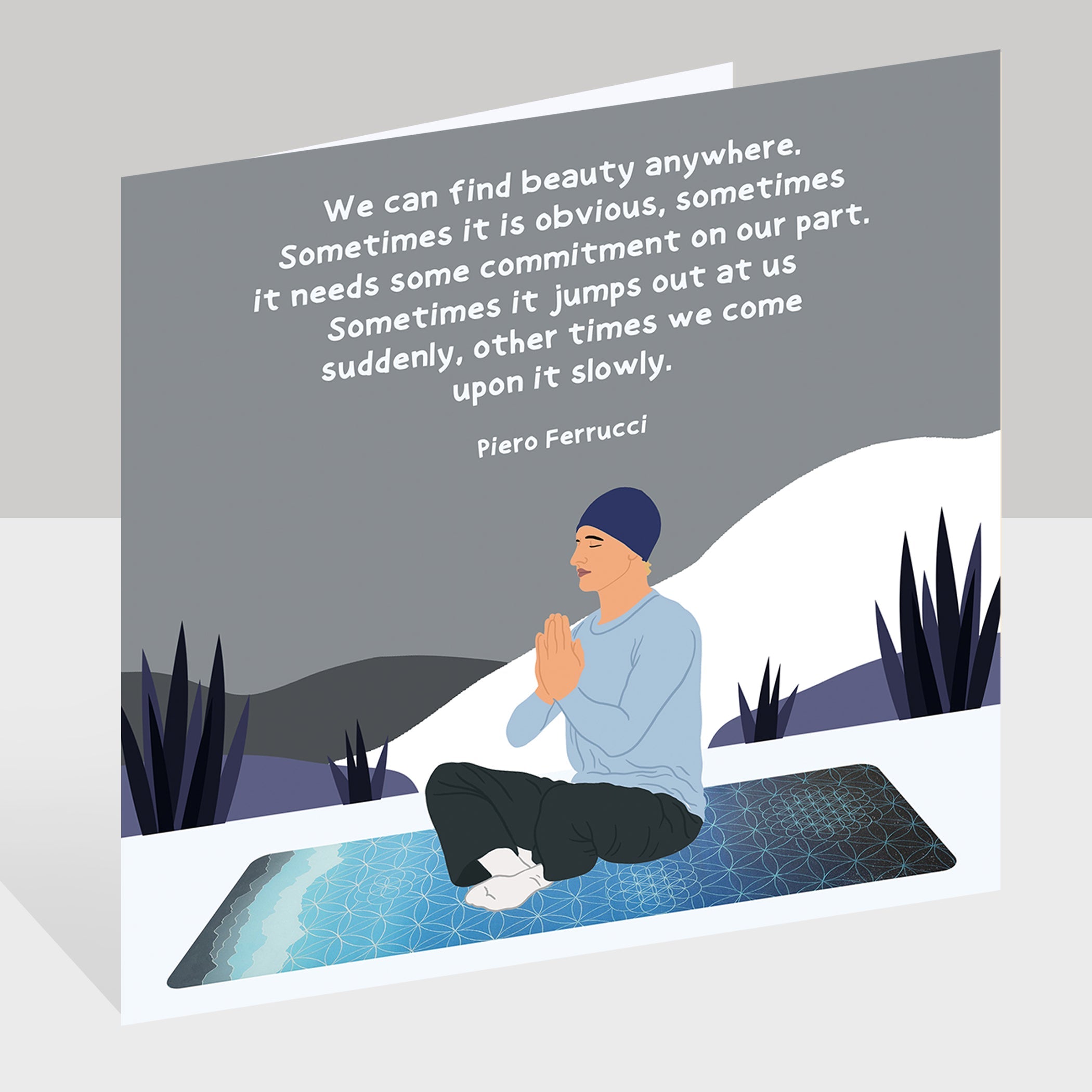 We Can Find Beauty Anywhere Doodle Card