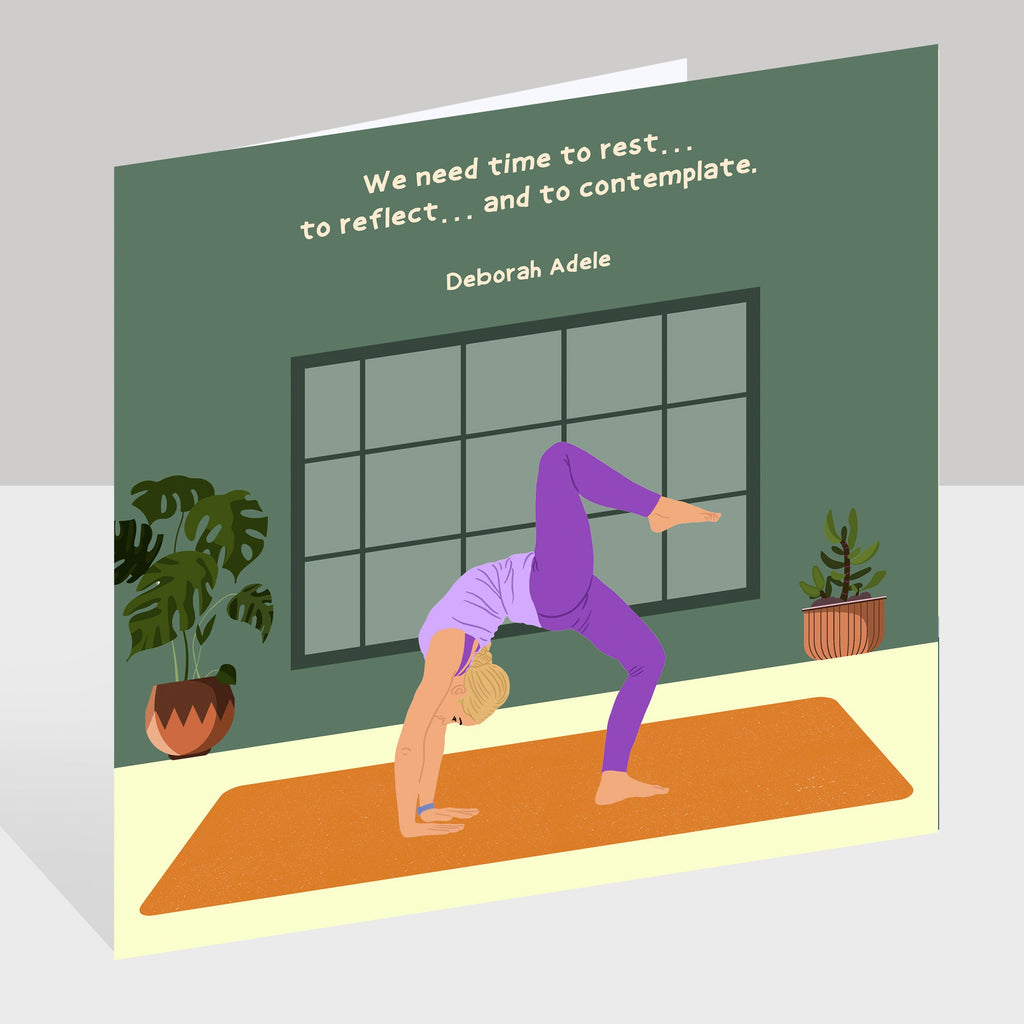 We Need Time To Rest Doodle Card