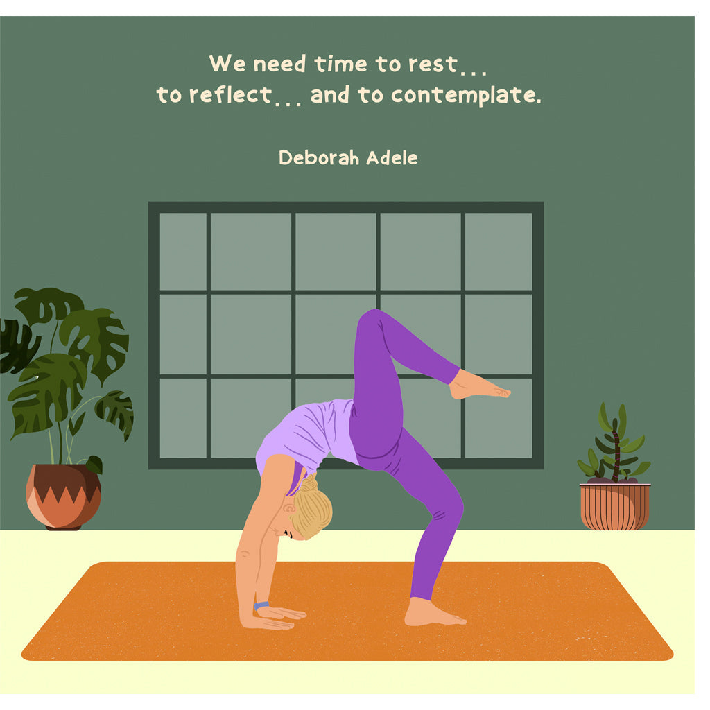 We Need Time To Rest Doodle Card