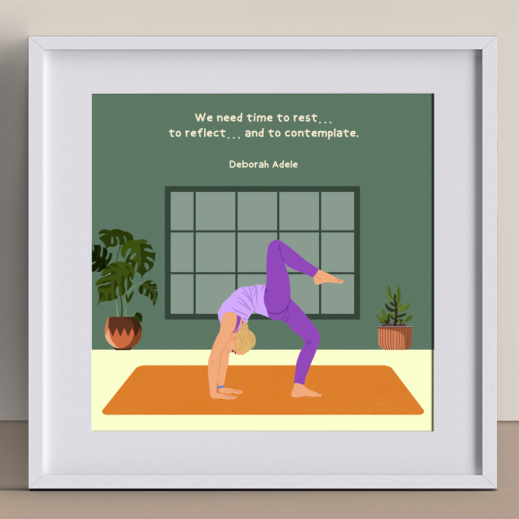 We Need Time To Rest Doodle Card