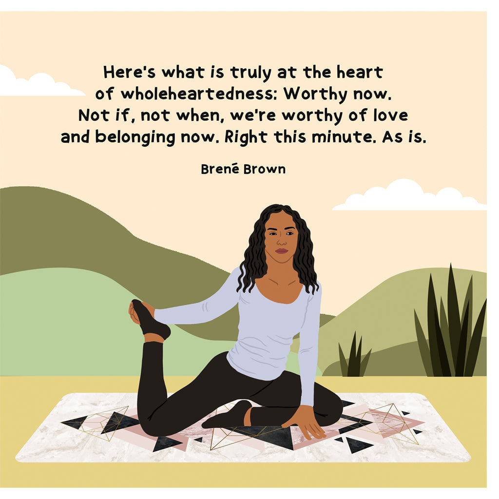 We're Worthy Of Love Doodle Card