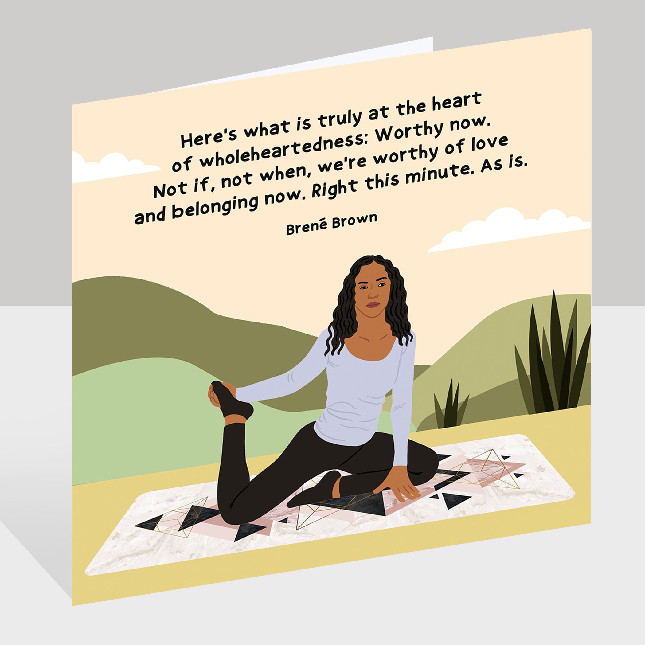 We're Worthy Of Love Doodle Card