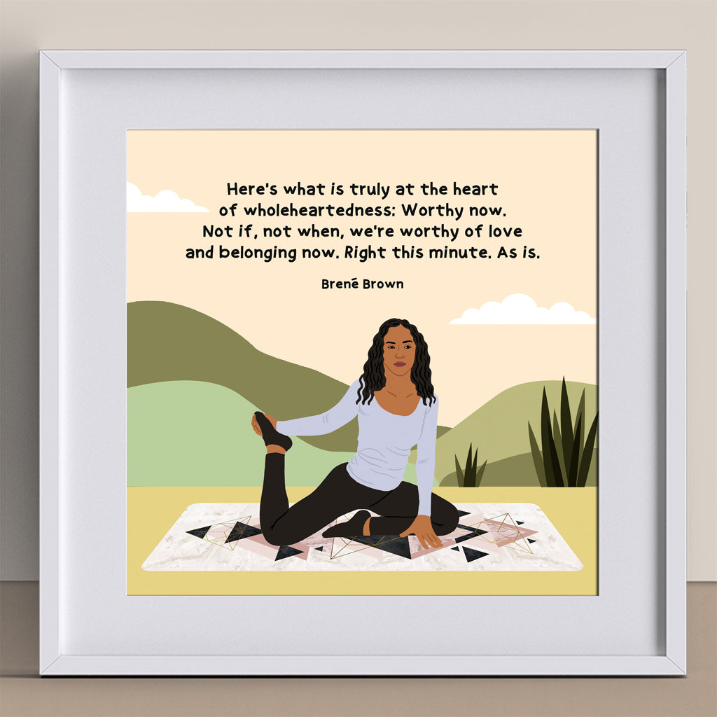 We're Worthy Of Love Doodle Card