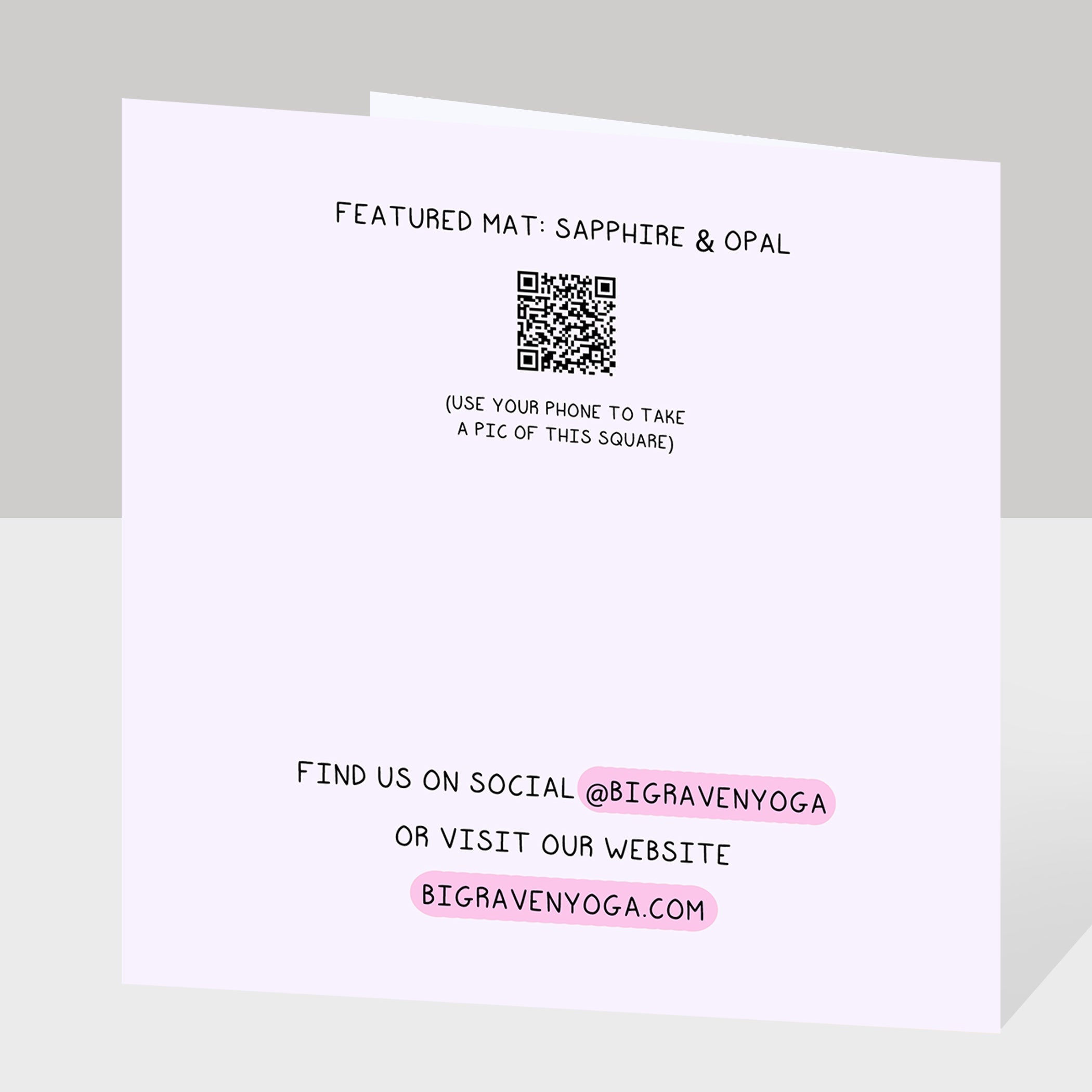 We Can Walk The Path Beside Them Doodle Card