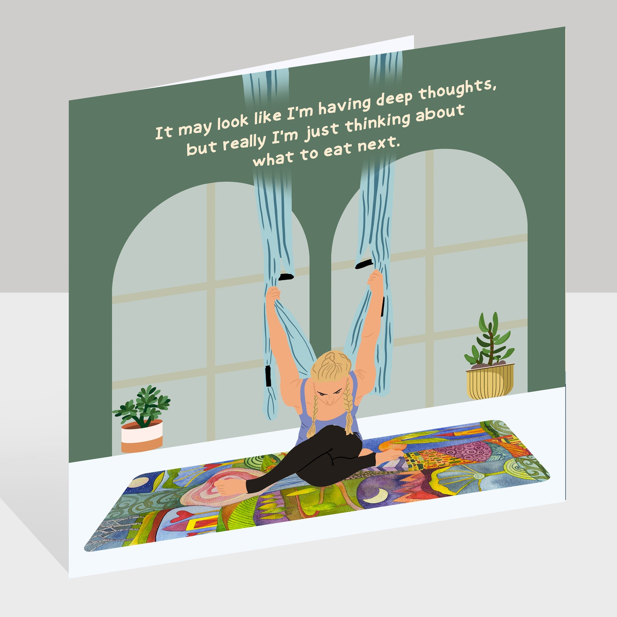 What To Eat Next Doodle Card