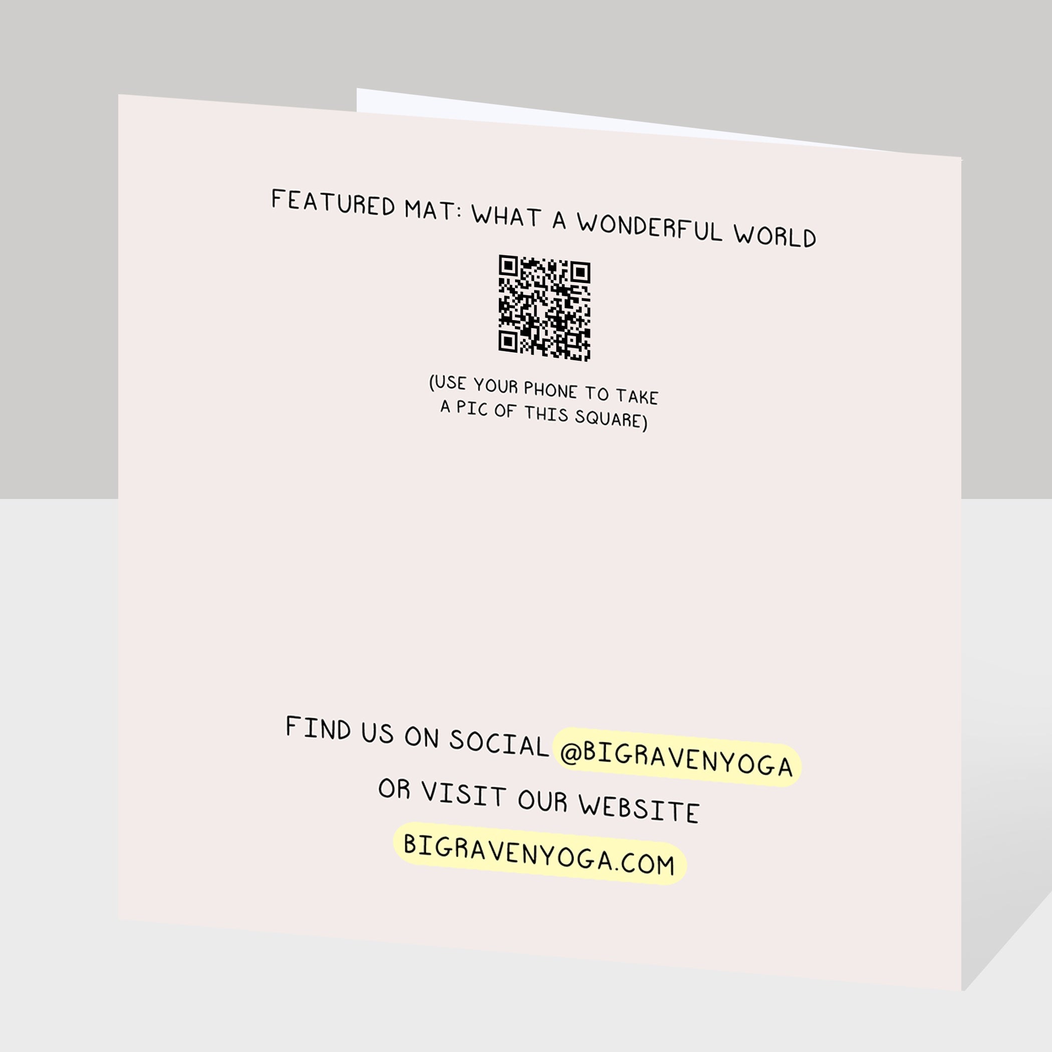 What a Wonderful World Doodle Card