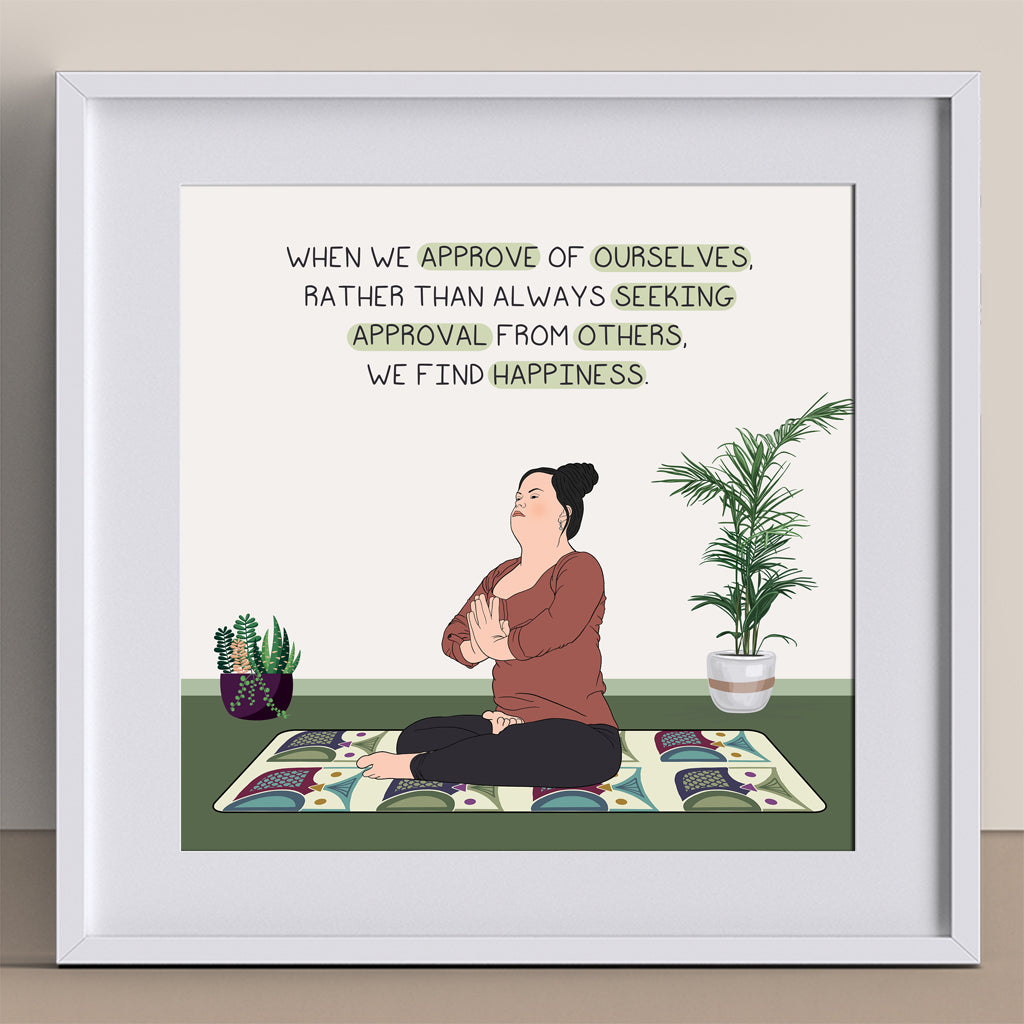 When we approve of ourselves Doodle Card