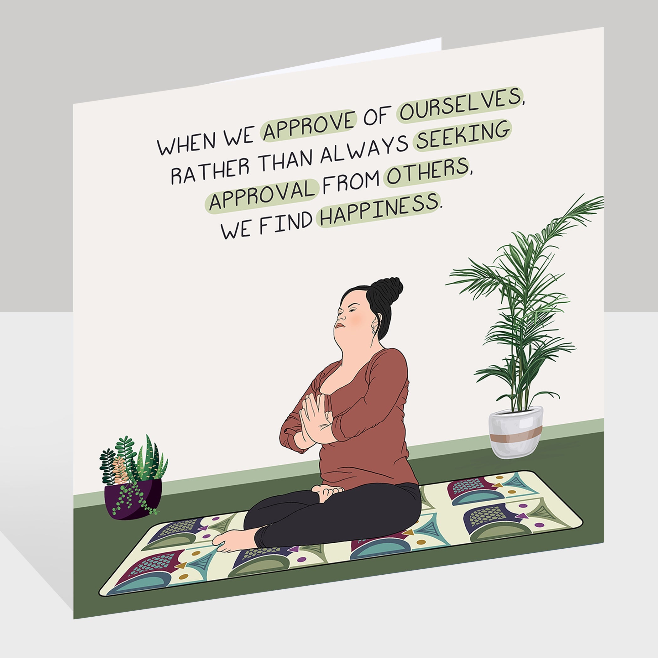 When we approve of ourselves Doodle Card