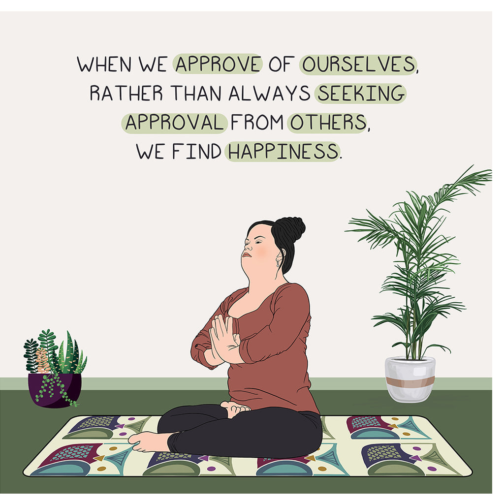 When we approve of ourselves Doodle Card