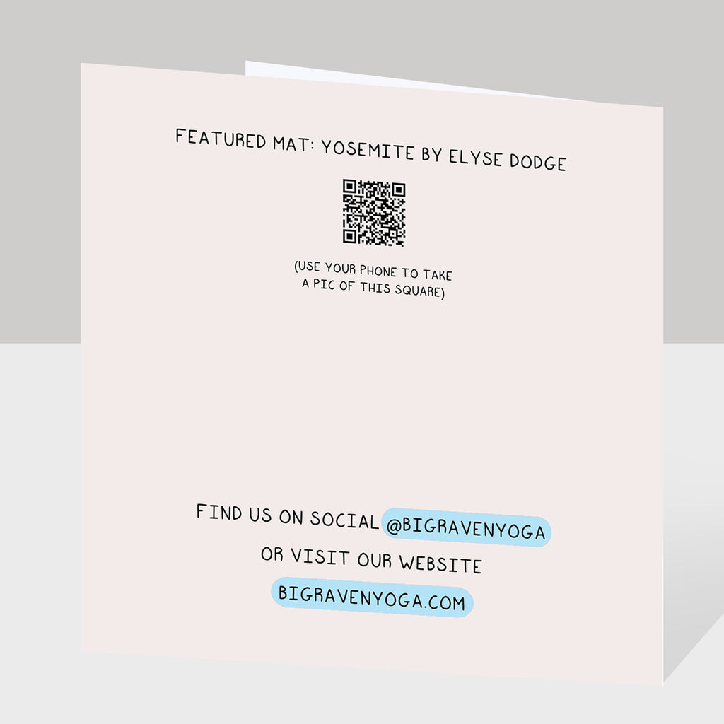 When you find peace within yourself Doodle Card