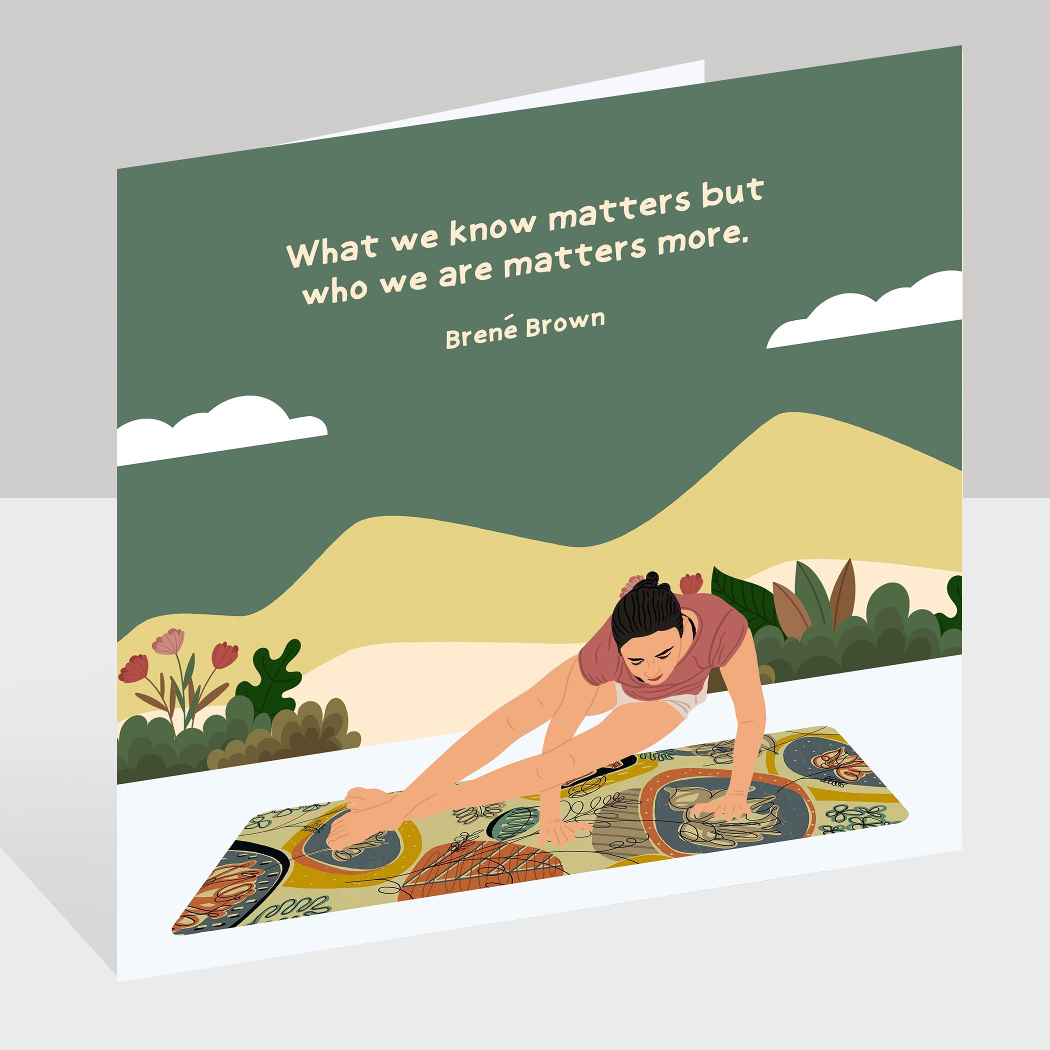 Who We Are Matters More Doodle Card