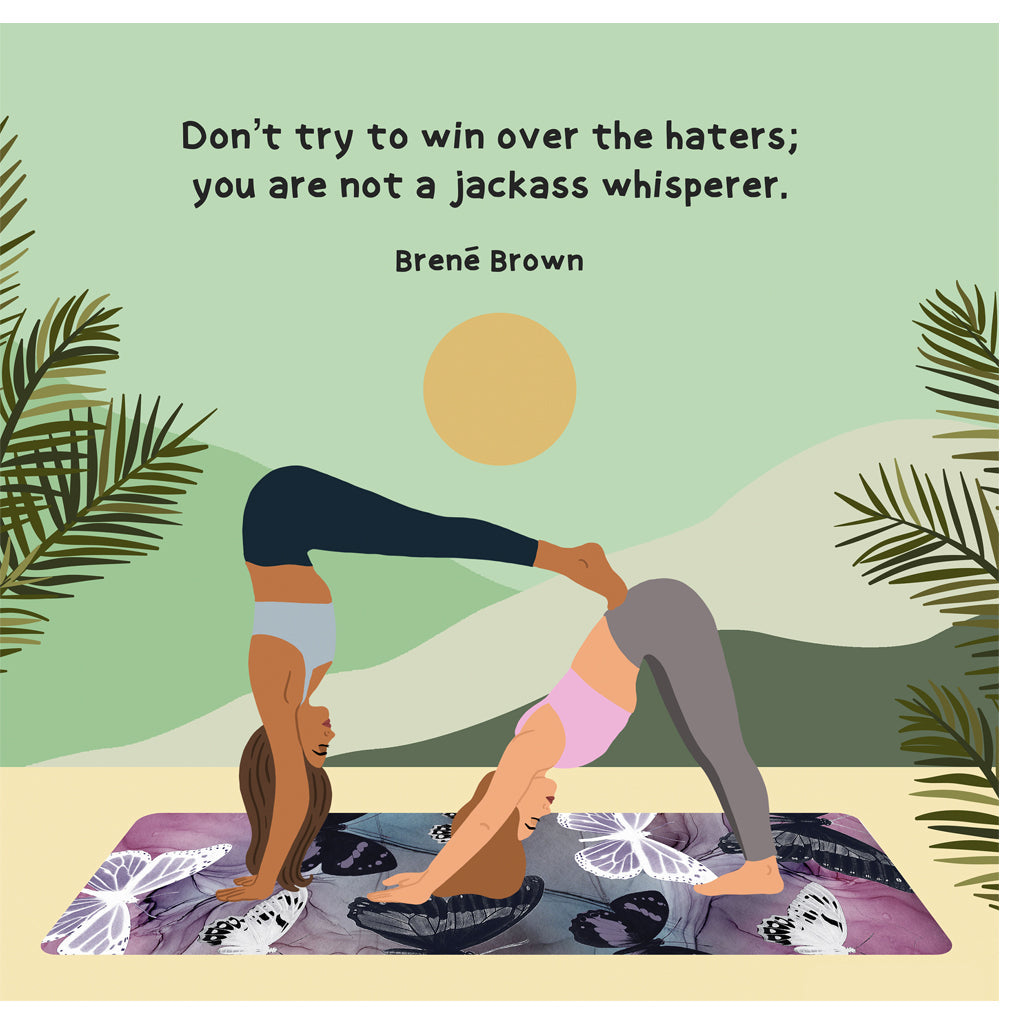 Win Over The Haters Doodle Card