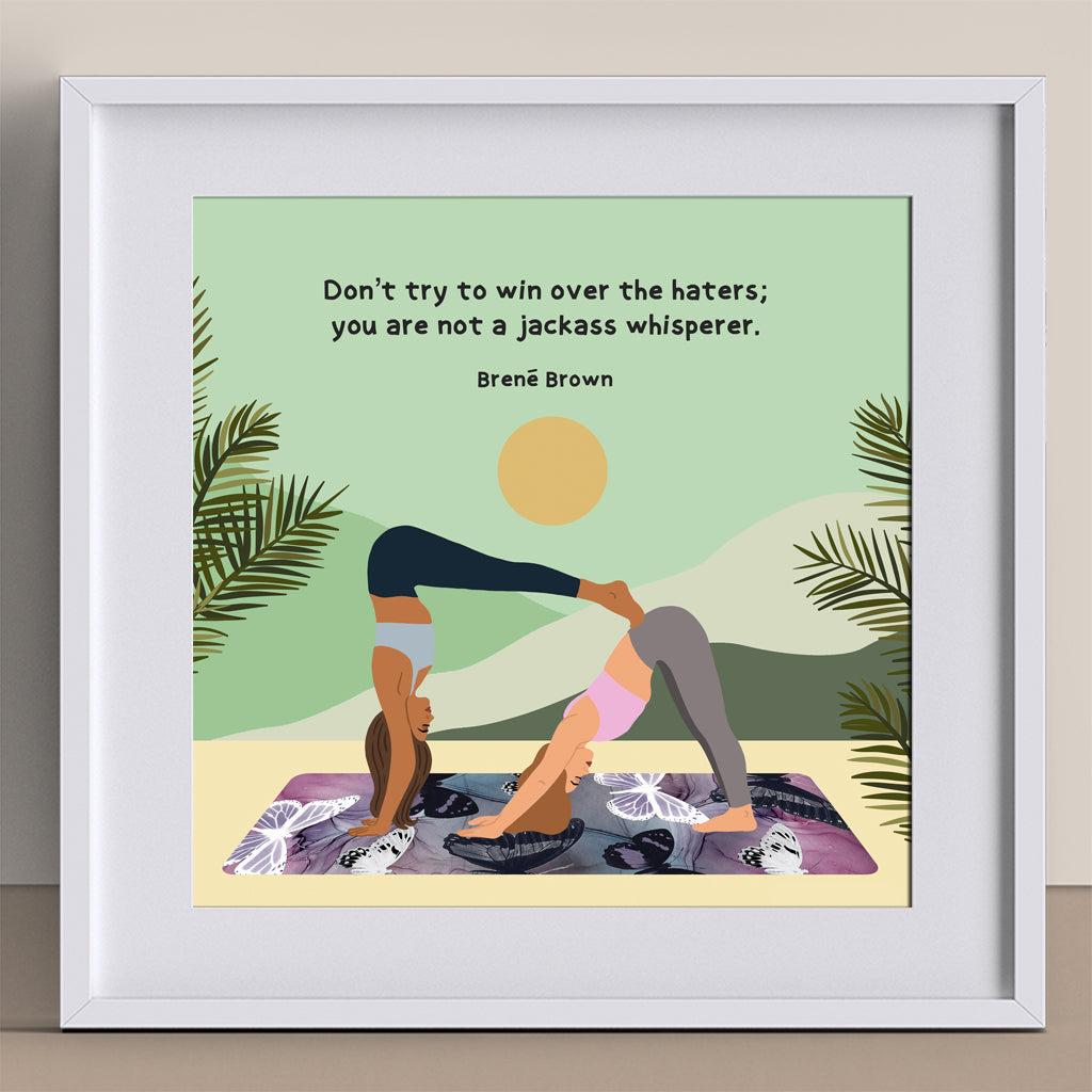 Win Over The Haters Doodle Card