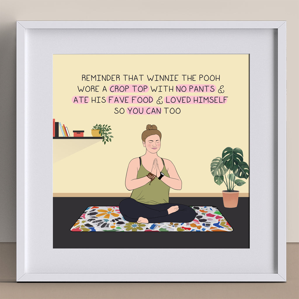 Winnie The Pooh Doodle Card