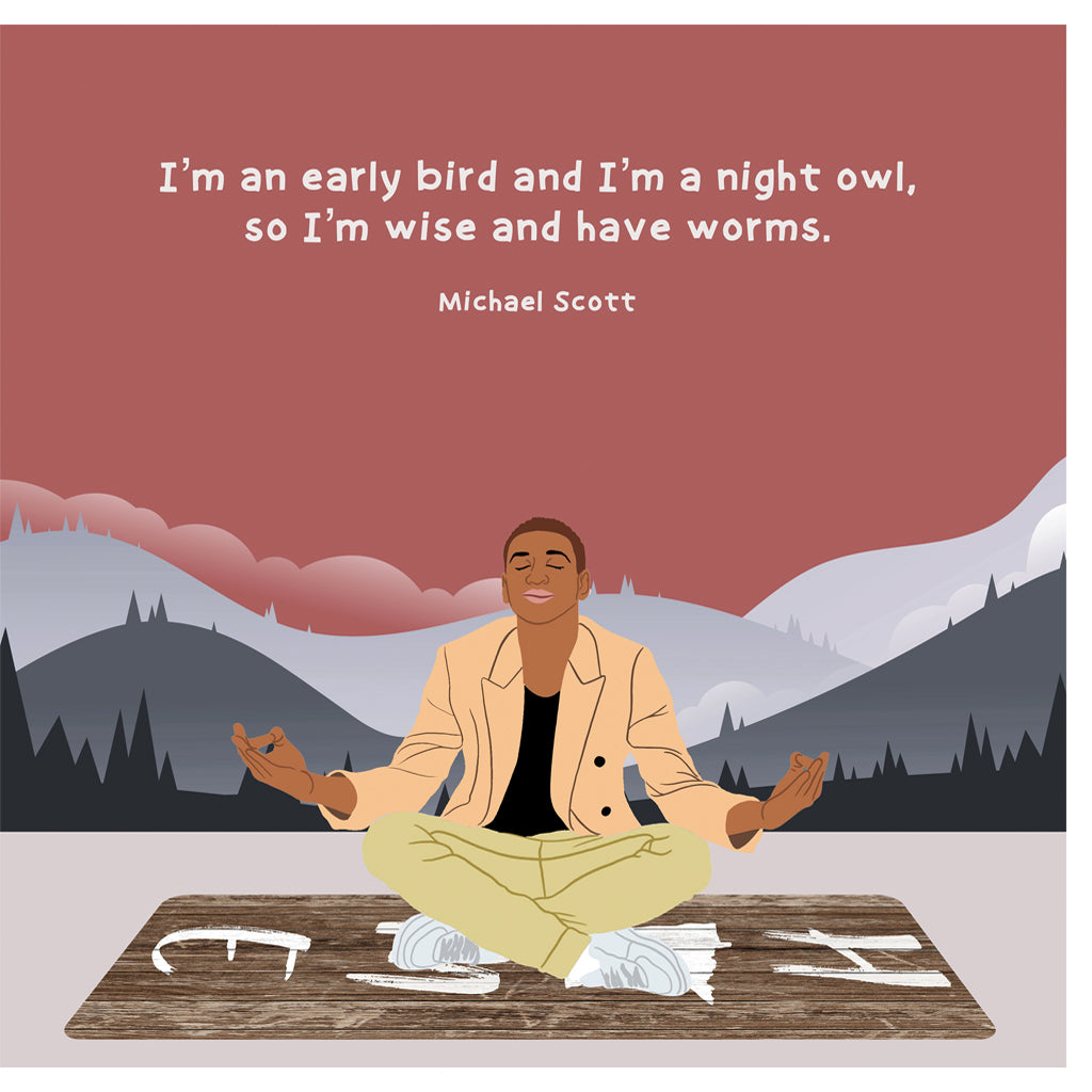 Wise And Have Worms Doodle Card