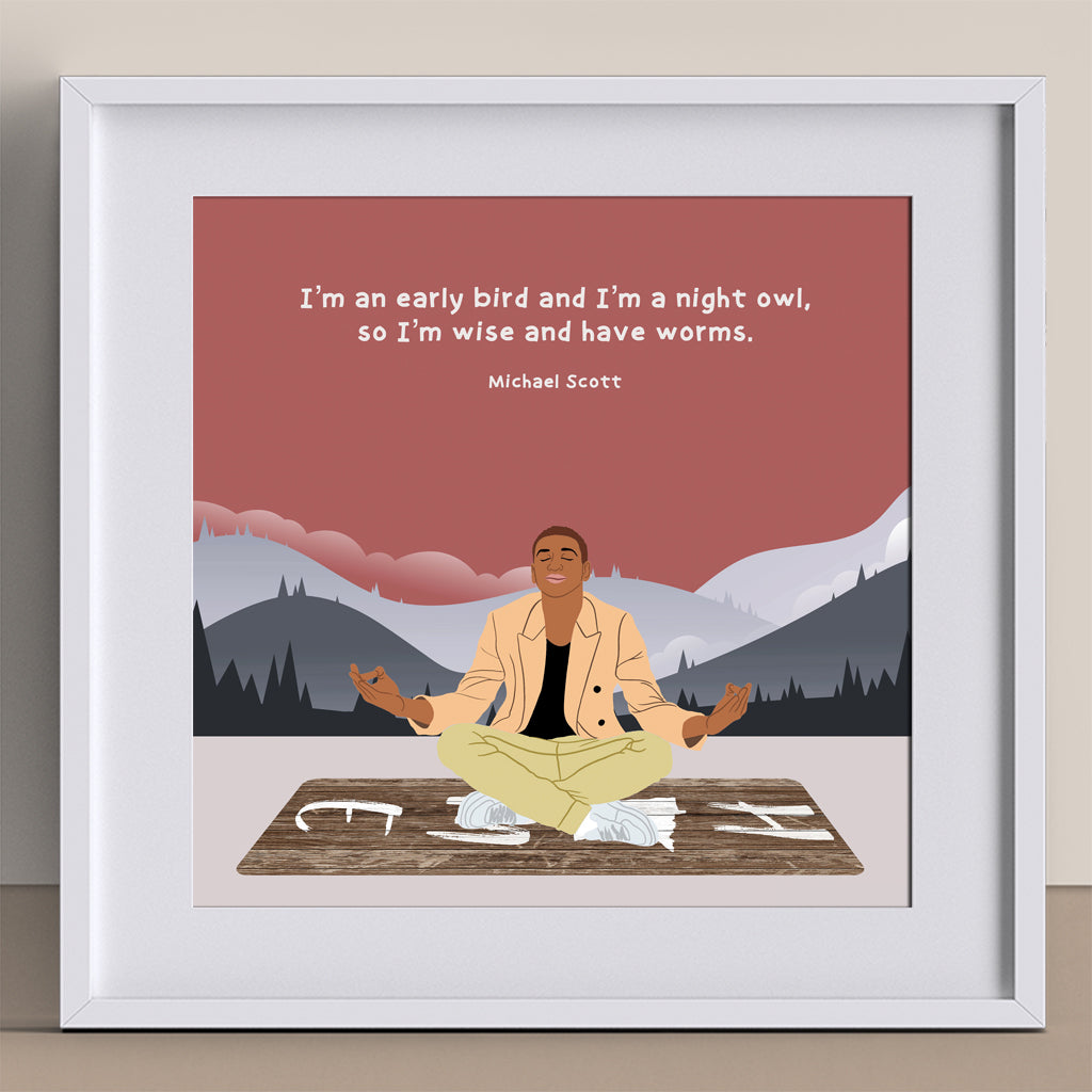 Wise And Have Worms Doodle Card