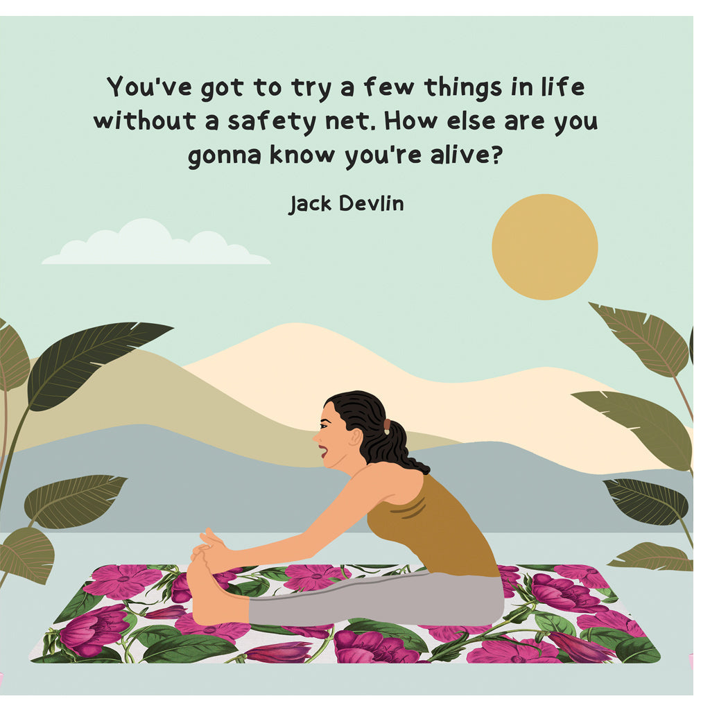 Without A Safety Net Doodle Card