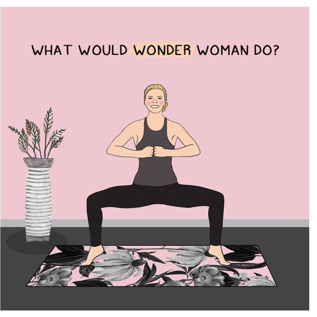 Wonder Woman Doodle Card